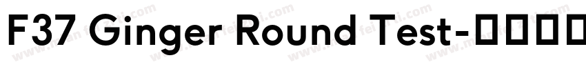F37 Ginger Round Test字体转换